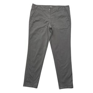 LOFT Women's‎ Size 10 Gray Relaxed Skinny Pants